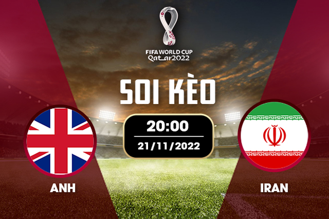 Soi keo bong da W88.ws – Anh vs Iran, 21/11/2022– Giai World Cup